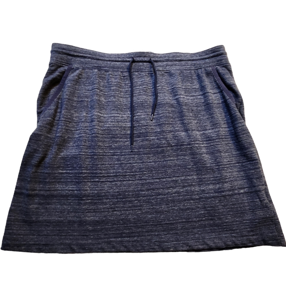 Columbia Women's Heather Blue Skirt w/Pockets and Drawstring Size XL BoxB